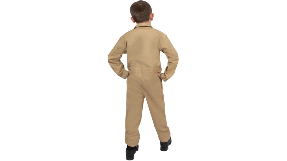 Rothco Kids Air Force Type Flightsuit, Khaki, L, 7207-Khaki-L
