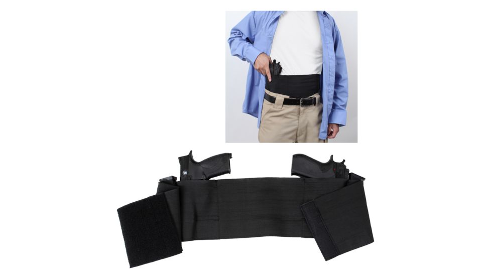 Rothco Ambidextrous Concealed Elastic Belly Band Holster, Small / Medium, 10769-SM