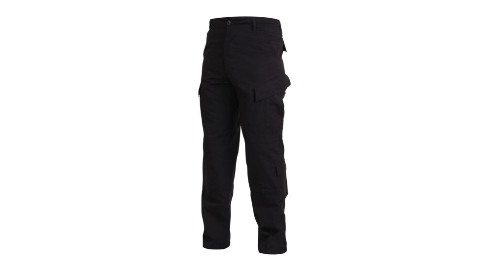 Rothco Army Combat Uniform Pants, Black, XL, 5455-Black-XL