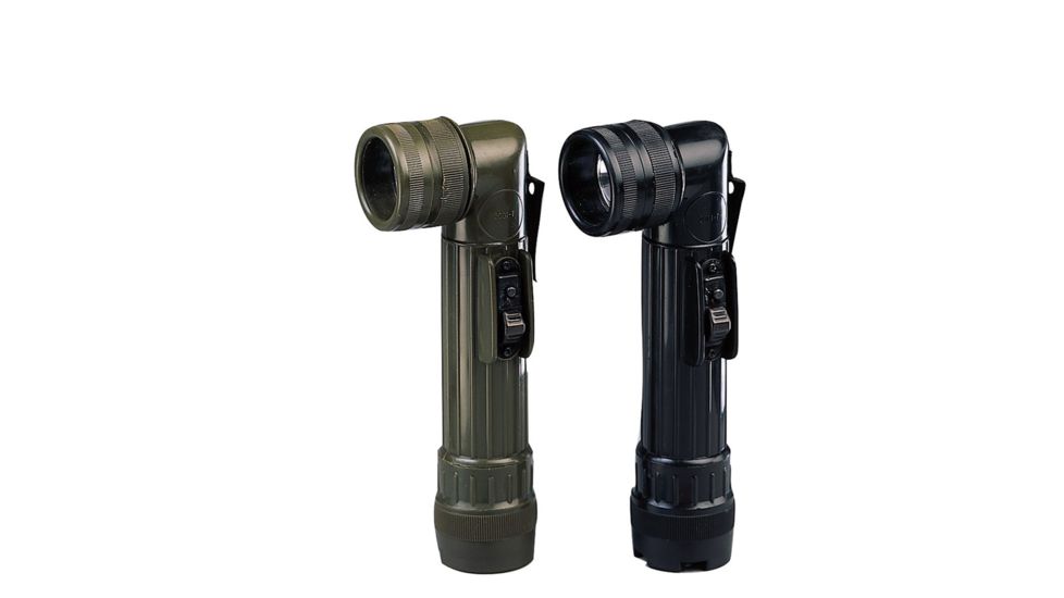 Rothco Army Style C-Cell Flashlights, Black, 489-Black