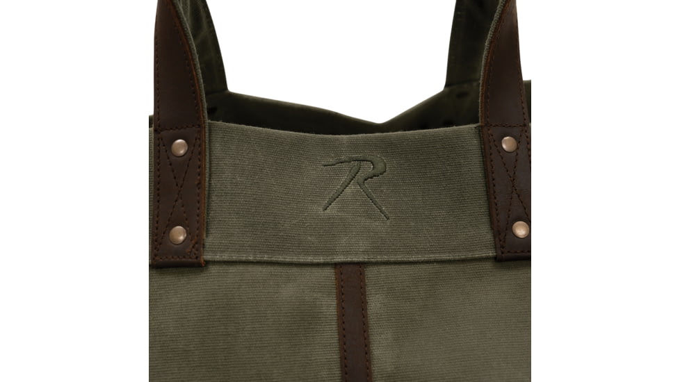 Rothco Backwoods Waxed Canvas Log Carrier, Olive Drab, 71081-OliveDrab