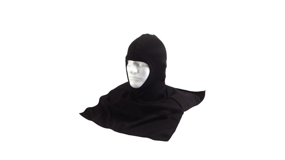 Rothco Black Polyester Balaclava w/ Dickie, 5522