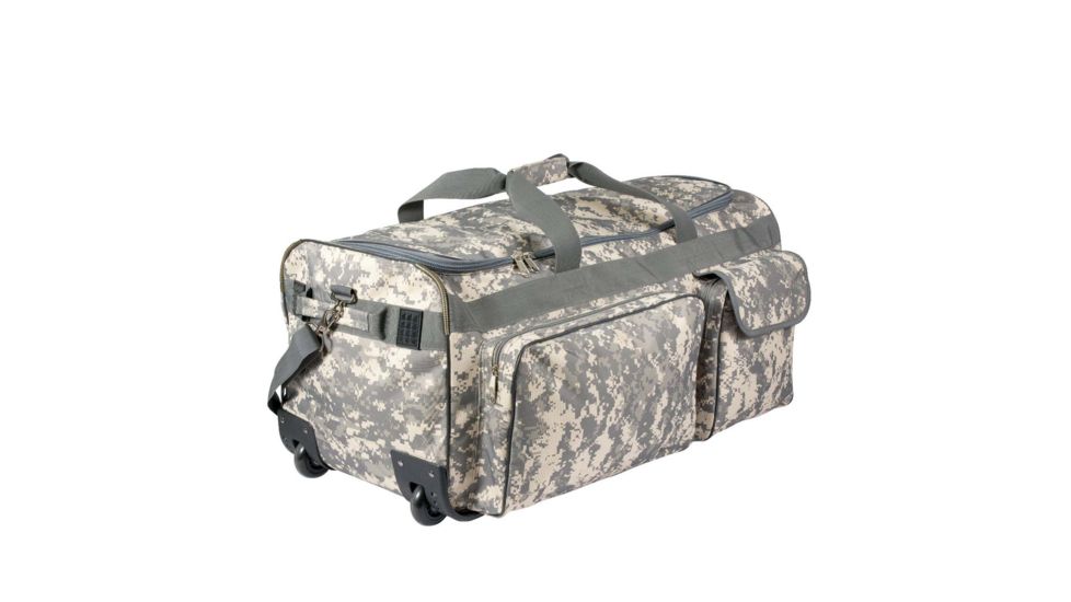 Rothco Camo 30 Military Expedition Wheeled Bag, ACU Digital Camo, 2654-ACUDigitalCamo