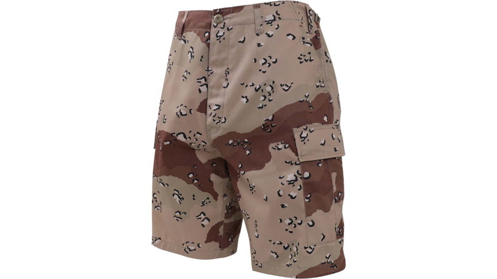Rothco Camo BDU Shorts, 6-Color Desert Camo, Extra Small, 7072-6-ColorDesertCamo-XS