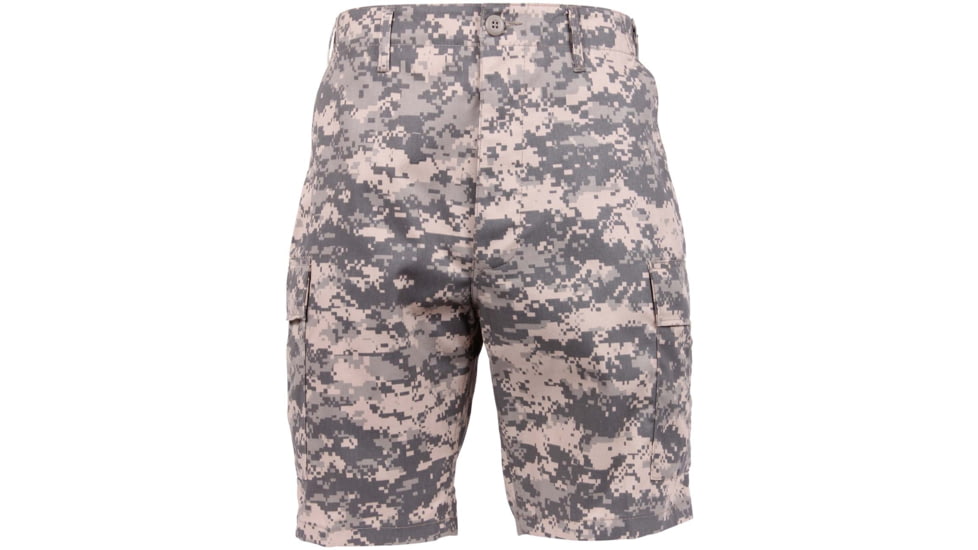 Rothco Camo BDU Shorts, ACU Digital Camo, Small, 65312-ACUDigitalCamo-S