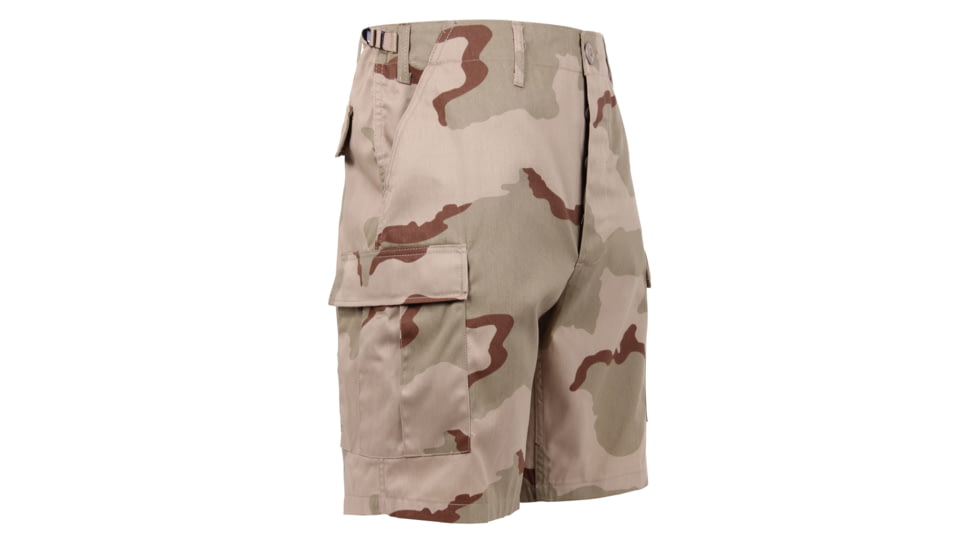 Rothco Camo BDU Shorts, 6-Color Desert Camo, Extra Small, 7072-6-ColorDesertCamo-XS