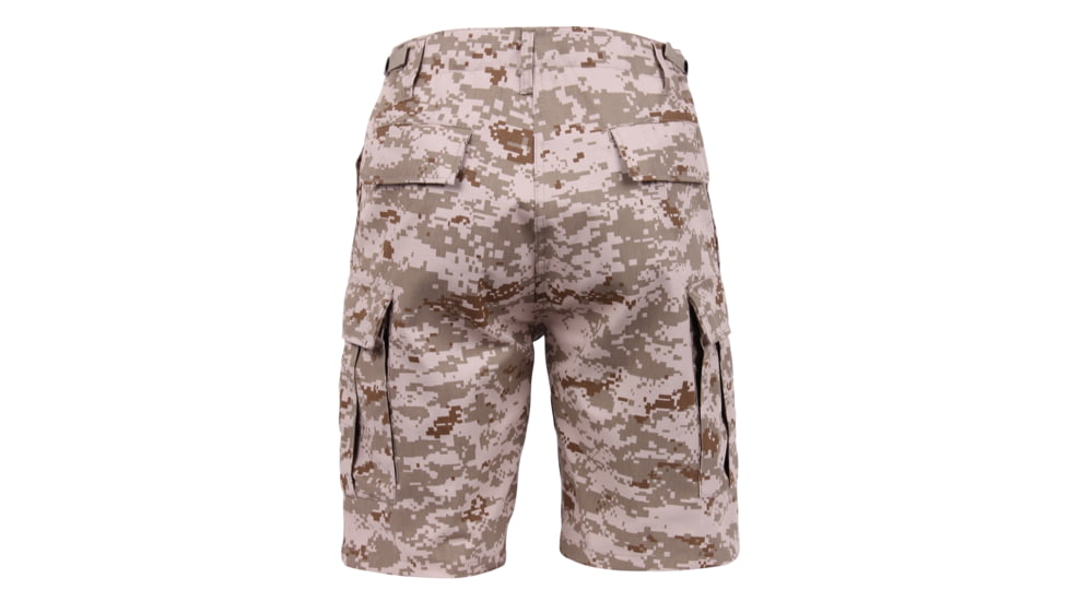 Rothco Camo BDU Shorts, 6-Color Desert Camo, Extra Small, 7072-6-ColorDesertCamo-XS