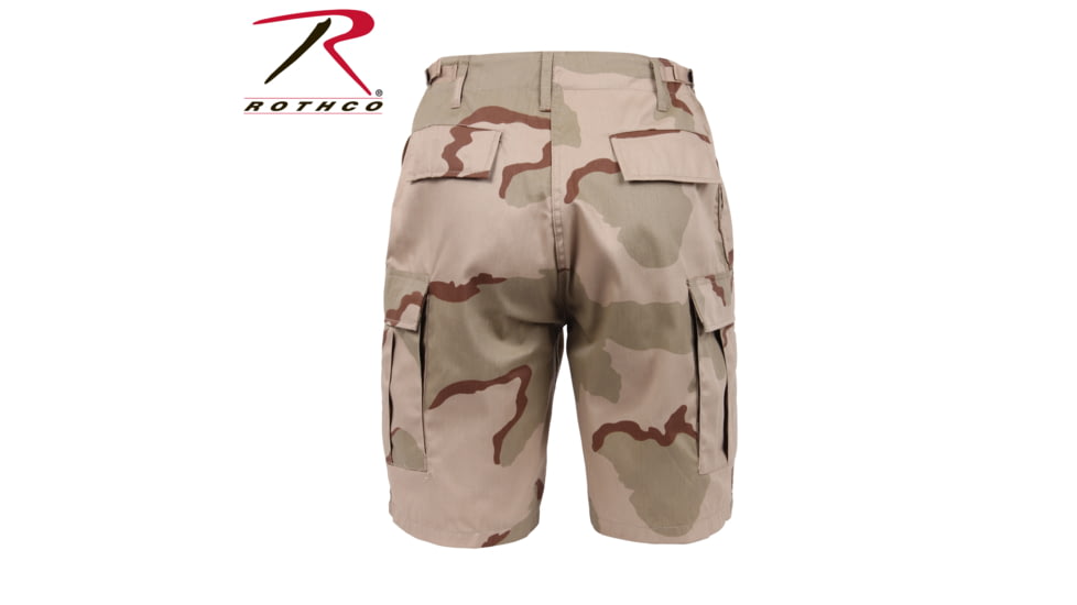 Rothco Camo BDU Shorts, 6-Color Desert Camo, Extra Small, 7072-6-ColorDesertCamo-XS