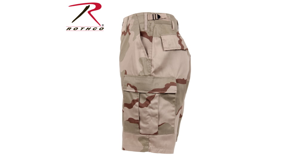 Rothco Camo BDU Shorts, 6-Color Desert Camo, Extra Small, 7072-6-ColorDesertCamo-XS
