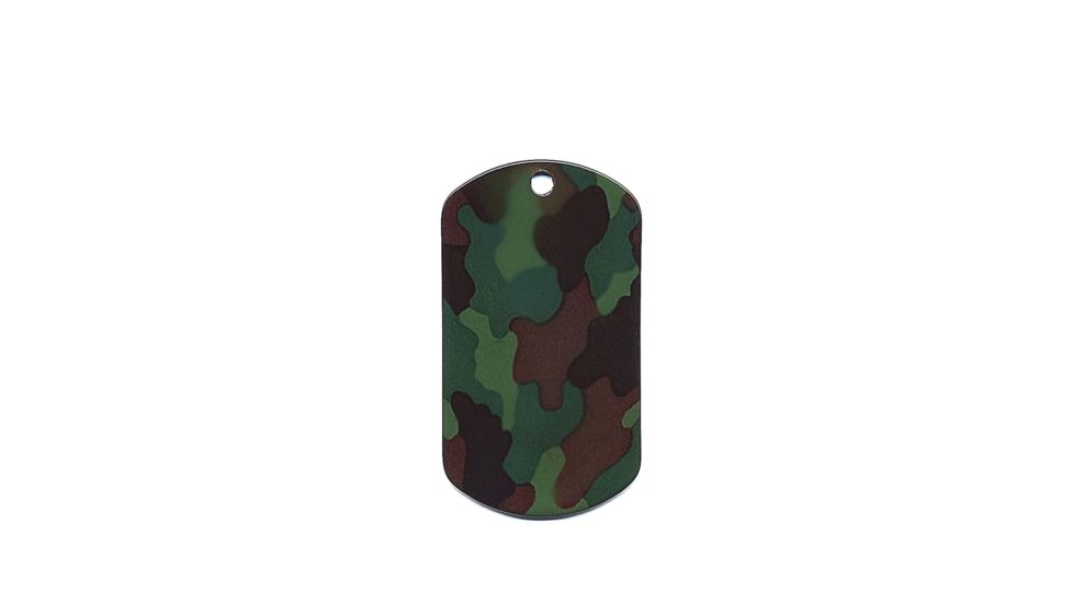 Rothco Camo Dog Tags, Woodland Camo, 8496-WoodlandCamo