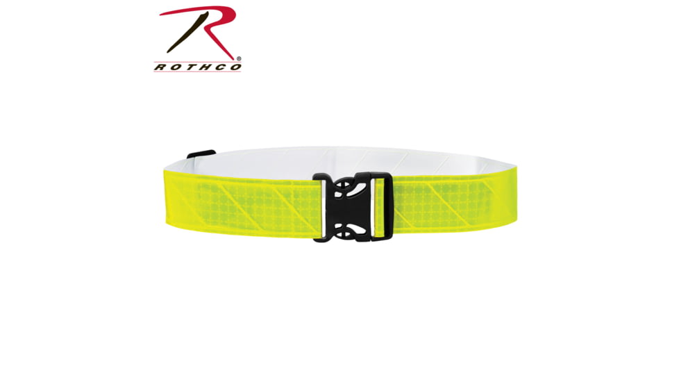 Rothco Lightweight Reflective Physical Training Belt, Yellow, 6031