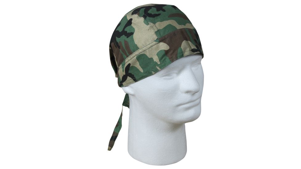 Rothco Camo Headwrap, Woodland Camo, 5130-WoodlandCamo