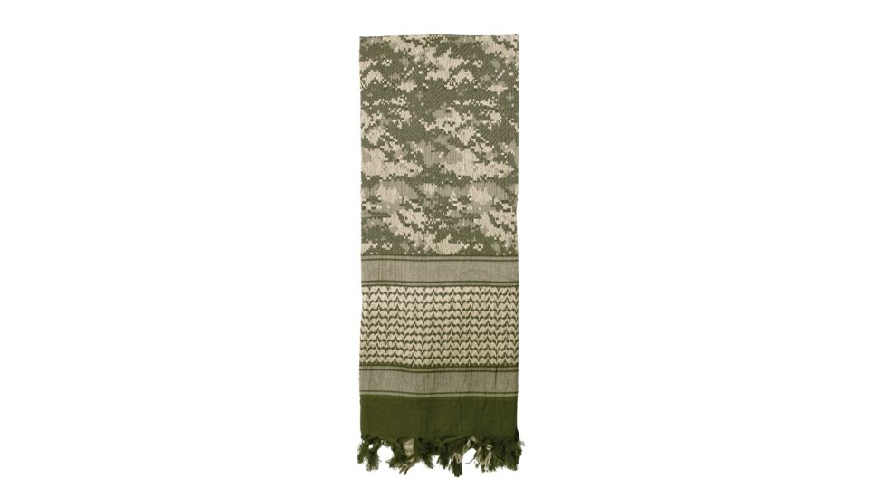 Rothco Camo Shemagh Tactical Desert Scarf, ACU Digital Camo, 88537-ACUDigitalCamo
