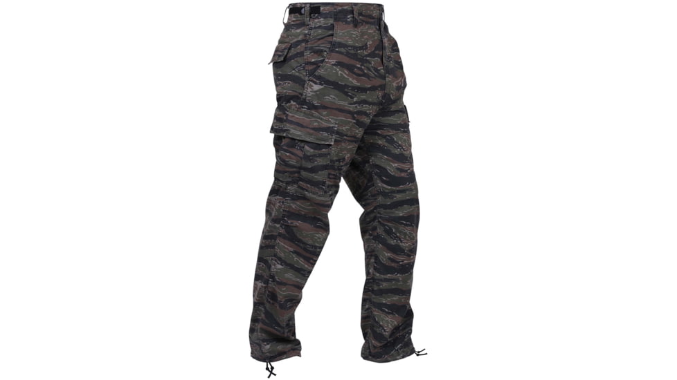 Rothco Camo Tactical BDU Pants - Mens, Tiger Stripe Camo, 8995-TigerStripeCamo-S-Long