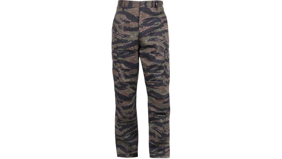 Rothco Camo Tactical BDU Pants - Mens, Tiger Stripe Camo, 8995-TigerStripeCamo-S-Long