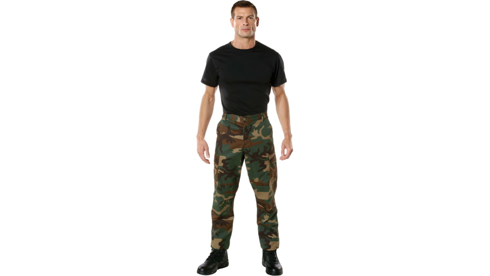 Rothco Camo Tactical BDU Pants - Mens, Woodland Camo, Small Long, 7942-WoodlandCamo-S-Long