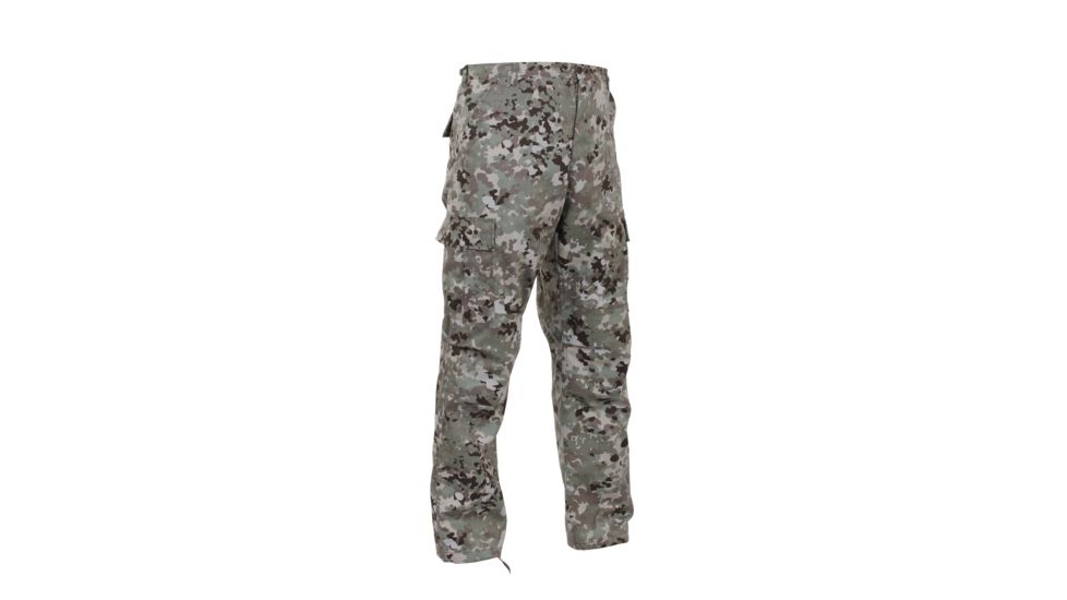 Rothco Camo Tactical BDU Pants, Total Terrain Camo, Small, 95471-TotalTerrainCamo-S