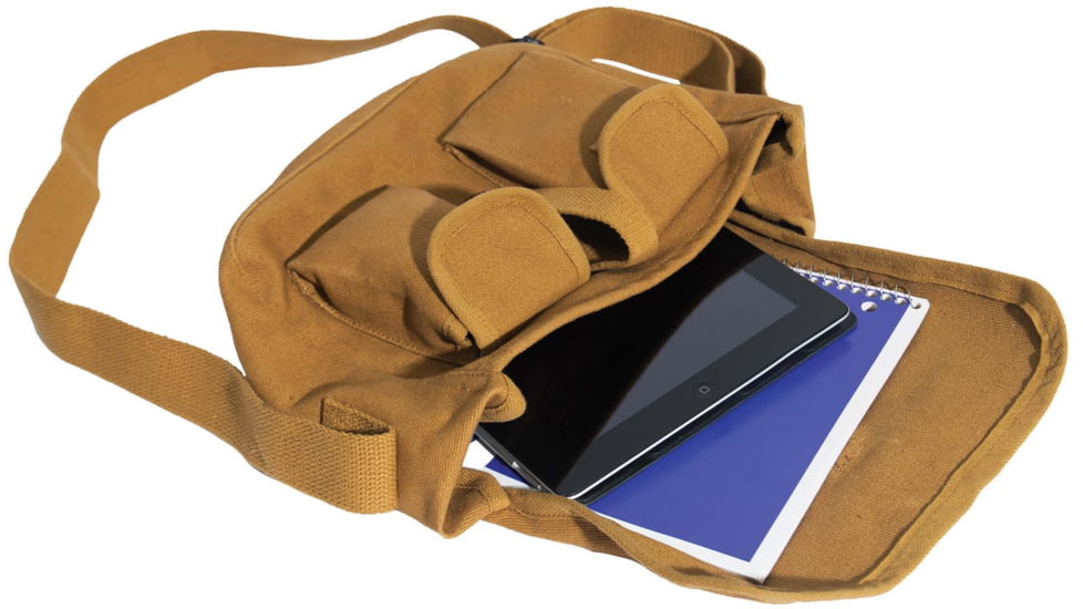 Rothco Canvas Ammo Shoulder Bag, Coyote Brown, 22780-CoyoteBrown
