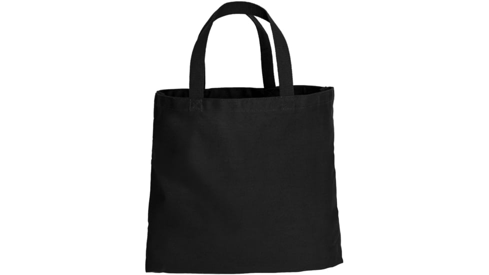 Rothco Canvas Camo And Solid Tote Bag, Black, 2494
