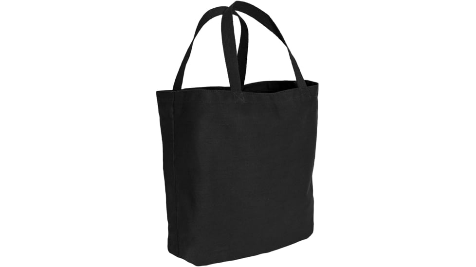 Rothco Canvas Camo And Solid Tote Bag, Black, 2494