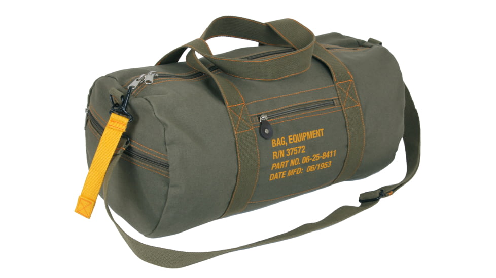 Rothco Canvas Equipment Bag 3649, Woodland Camo, 19 in, 22338-WoodlandCamo-19Inches