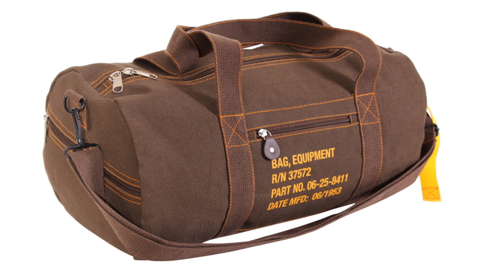 Rothco Canvas Equipment Bag 3649, Woodland Camo, 19 in, 22338-WoodlandCamo-19Inches