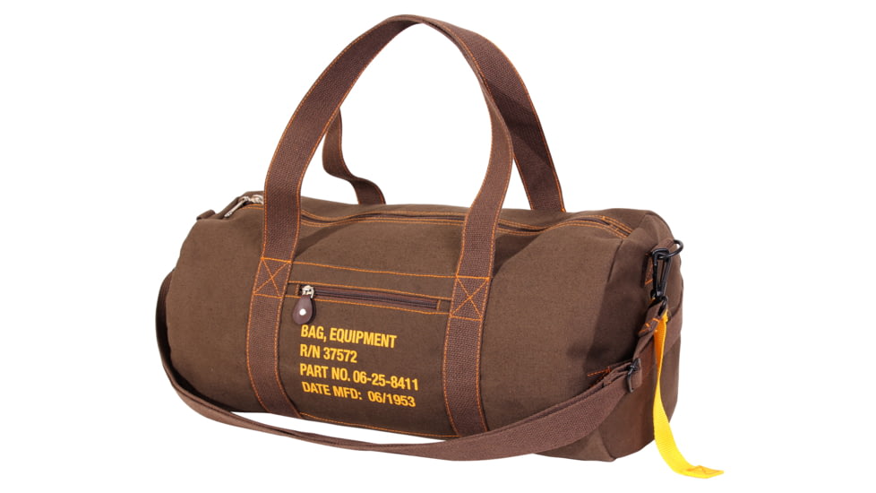 Rothco Canvas Equipment Bag 3649, Woodland Camo, 19 in, 22338-WoodlandCamo-19Inches