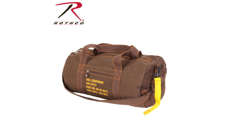Rothco Canvas Equipment Bag 3649, Woodland Camo, 19 in, 22338-WoodlandCamo-19Inches