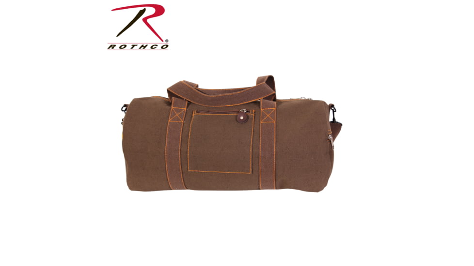 Rothco Canvas Equipment Bag 3649, Woodland Camo, 19 in, 22338-WoodlandCamo-19Inches