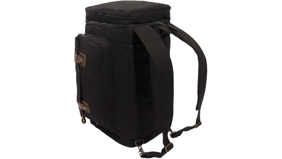 Rothco Canvas Extended Stay Travel Duffle Bag, Black, 87790-Black