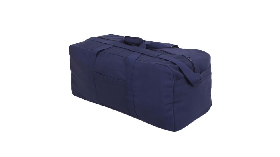 Rothco Canvas Jumbo Cargo Bag, Navy Blue, 8143-NavyBlue