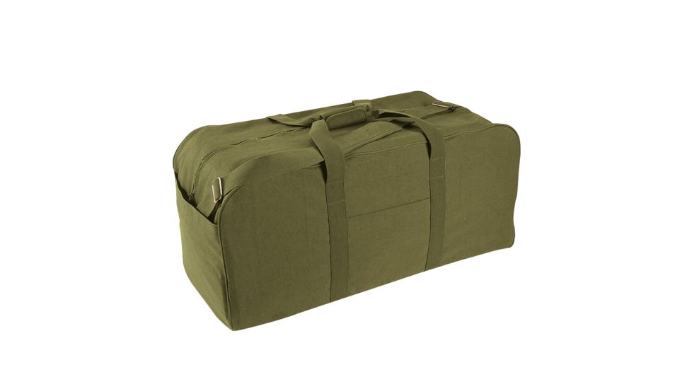 Rothco Canvas Jumbo Cargo Bag, Olive Drab, 8135-OliveDrab