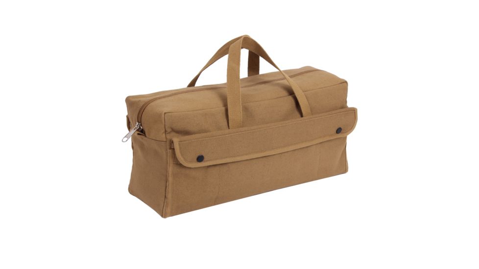 Rothco Canvas Jumbo Mechanic Tool Bag, Coyote Brown, 7259-CoyoteBrown