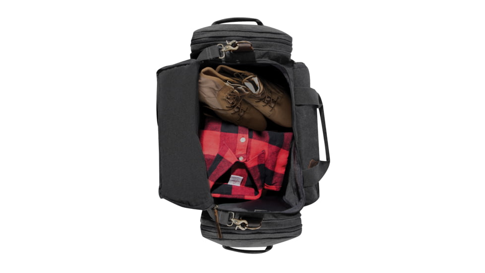 Rothco Canvas Long Weekend Bag, Charcoal Grey, 96110