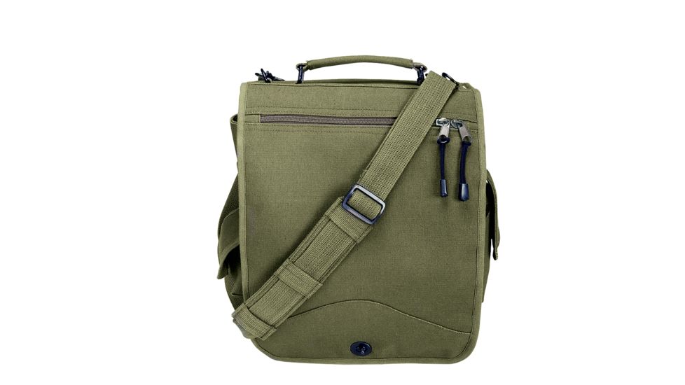 Rothco Canvas M-51 Engineers Field Bag, Olive Drab, 8612-OliveDrab