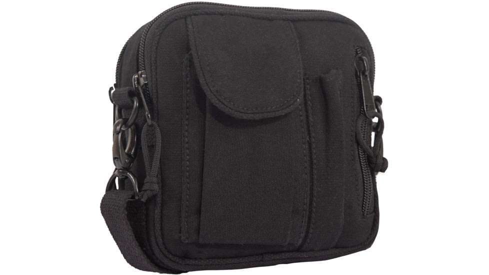 Rothco Canvas Organizer Bag, Black, 2327-Blk