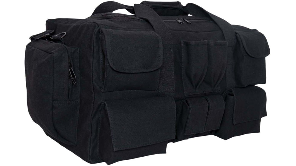 Rothco Canvas Pocketed Military Gear Bag, 29in x 13in x 11.5in, 2483