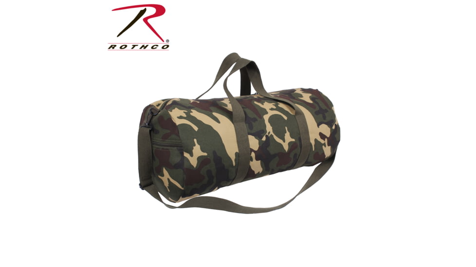 Rothco Canvas Shoulder Duffle Bags, 15in, Navy Blue, 22153-NavyBlue-15Inches