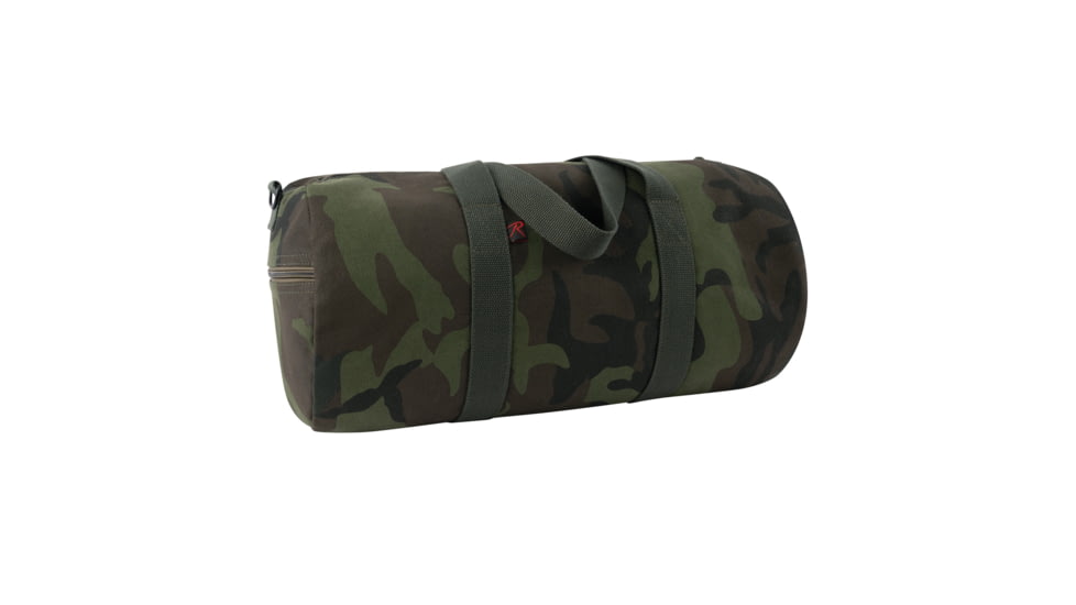 Rothco Canvas Shoulder Duffle Bag, Midnight Woodland Camo, 19 in, 22215-19Inches