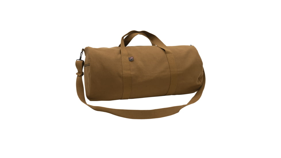 Rothco Canvas Shoulder Duffle Bags, 19 in, Work Brown, 22410-WorkBrown-19Inches