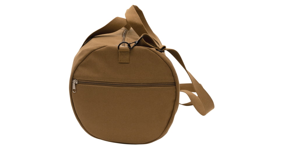 Rothco Canvas Shoulder Duffle Bags, 19 in, Work Brown, 22410-WorkBrown-19Inches