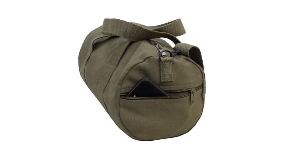 Rothco Canvas Shoulder Duffle Bags, 15in, Olive Drab, 22151-OliveDrab-15Inches