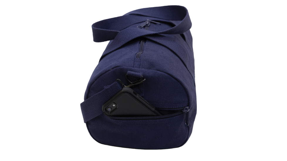 Rothco Canvas Shoulder Duffle Bags, 15in, Navy Blue, 22153-NavyBlue-15Inches