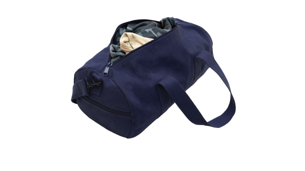 Rothco Canvas Shoulder Duffle Bags, 15in, Navy Blue, 22153-NavyBlue-15Inches