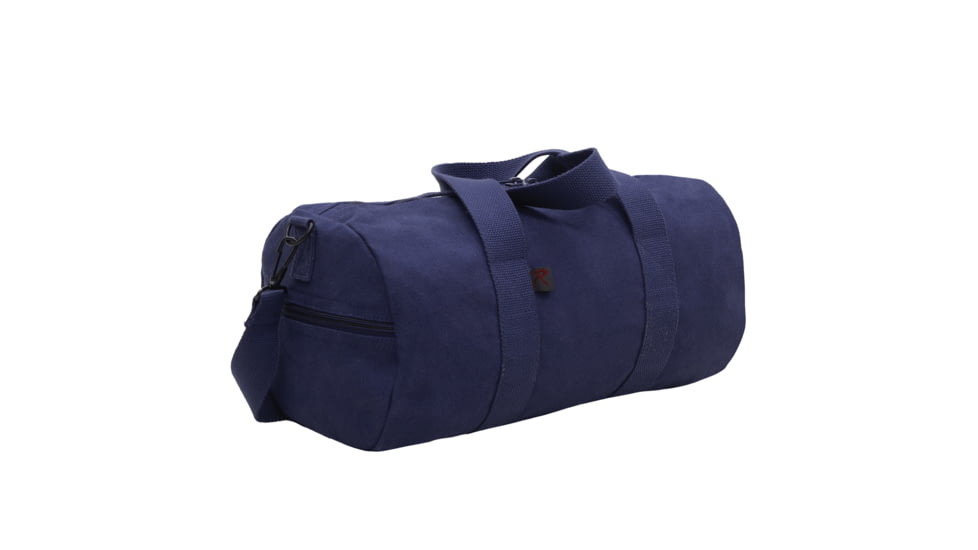 Rothco Canvas Shoulder Duffle Bags, 15in, Navy Blue, 22153-NavyBlue-15Inches