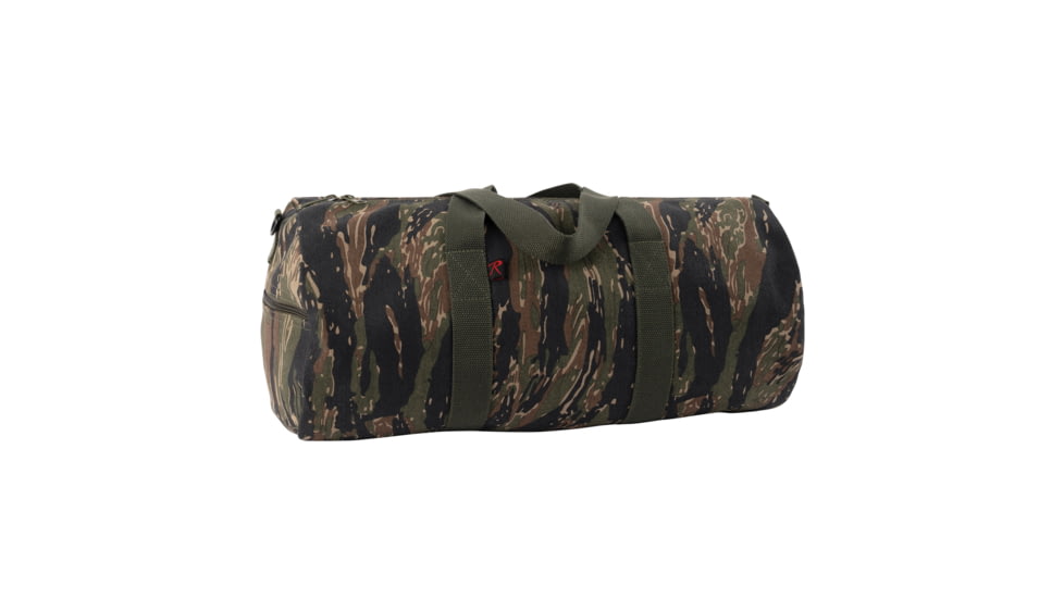 Rothco Canvas Shoulder Duffle Bag, Tiger Stripe Camo, 19 in, 22211-19Inches