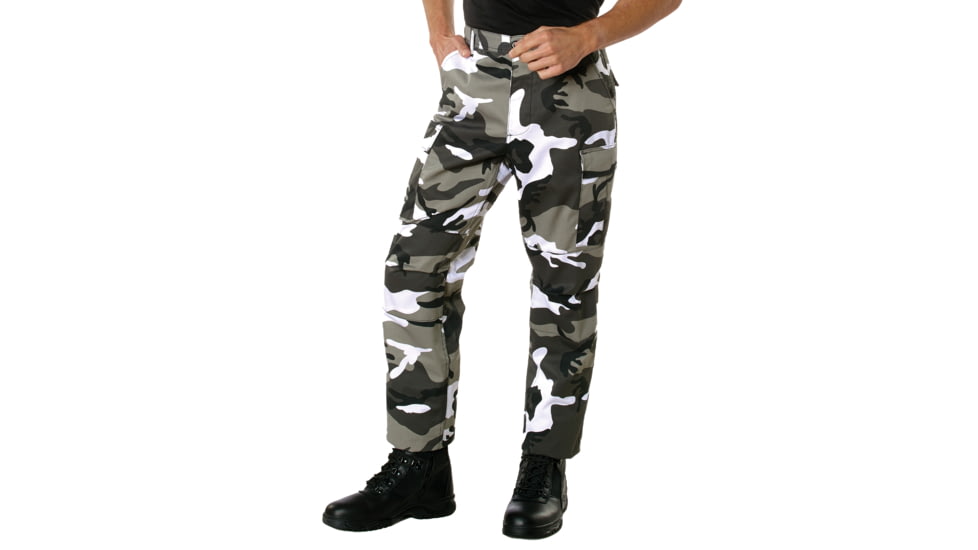 Rothco Color Camo Tactical BDU Pants - Mens, City Camo, Small, Long, 7884-CityCamo-S-Long27-31Waist3212-3512Length