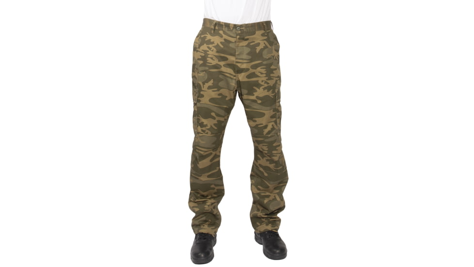 Rothco Color Camo Tactical BDU Pants - Mens, Coyote Camo, Small, 27-31 Waist, 38430-CoyoteCamo-S27-31Waist