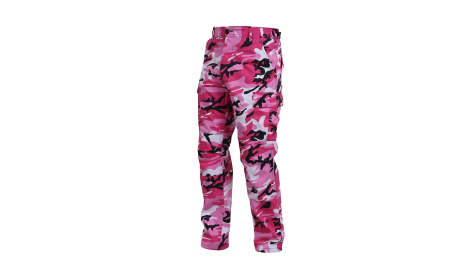 Rothco Color Camo Tactical BDU Pants - Mens, Pink Camo, Small, 8670-PinkCamo-S27-31Waist