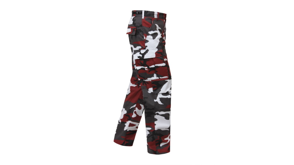 Rothco Color Camo Tactical BDU Pants - Mens, Red Camo, XS, 7915-XS
